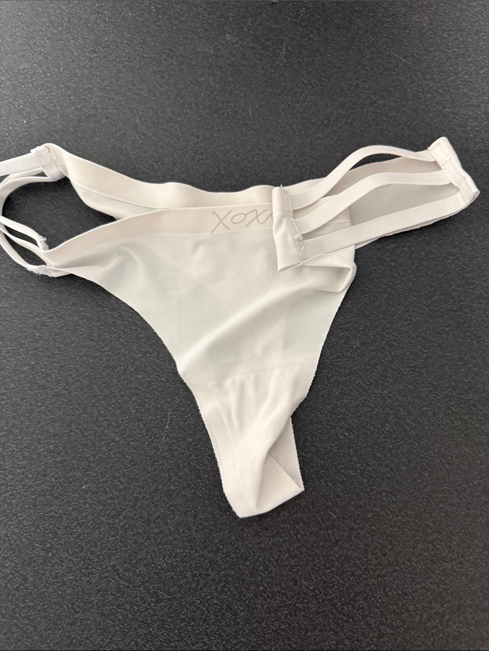 XOXO White Strappy Thong Panty